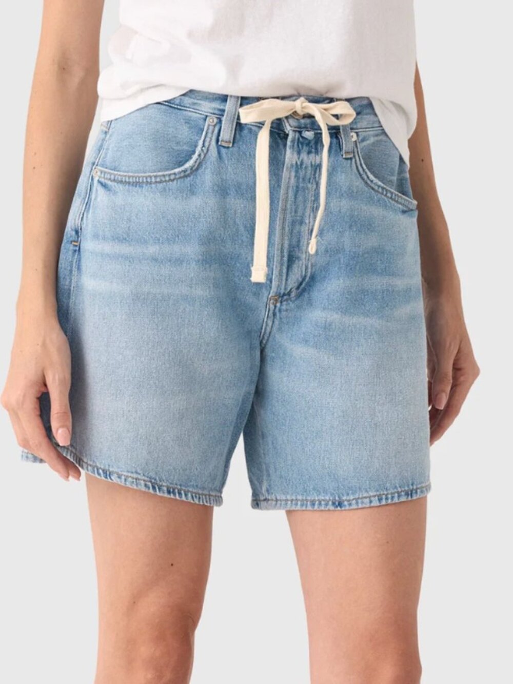 Citizens Of Humanity Brynn Drawstring Denim Shorts